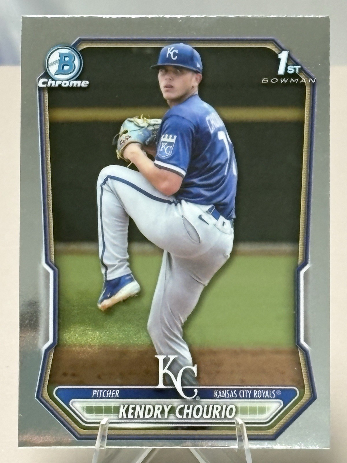2026 Bowman Chrome Kendry Chourio 1st Bowman Chrome Royals Prospect BCP-7
