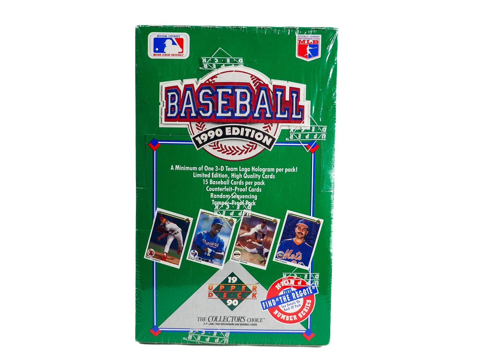 1990 Upper Deck Series 2 Baseball Wax Box (High #)