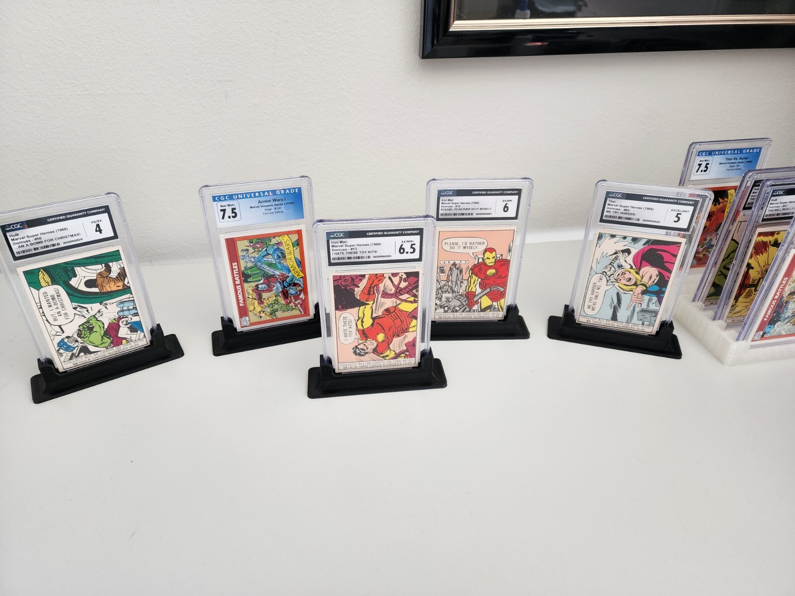 5 Pack PSA Graded Card Stand, Display Slabs For Pokémon, Sports, Comic Cards