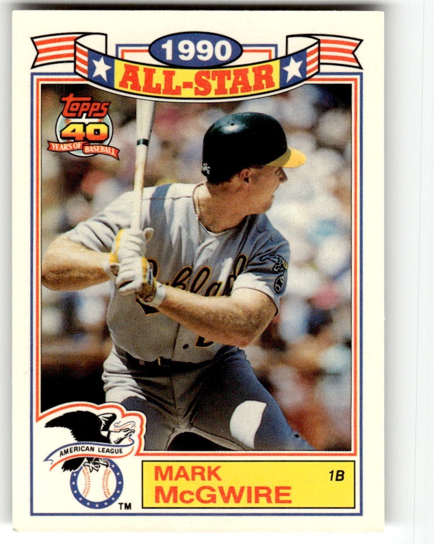 1991 Topps – All-Stars Mark McGwire #2