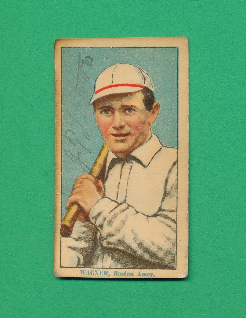 T213 HEINIE WAGNER 1914 COUPON w/UNKNOWN SIGNED AUTO AUTOGRAPH READ *TPHLC-5726