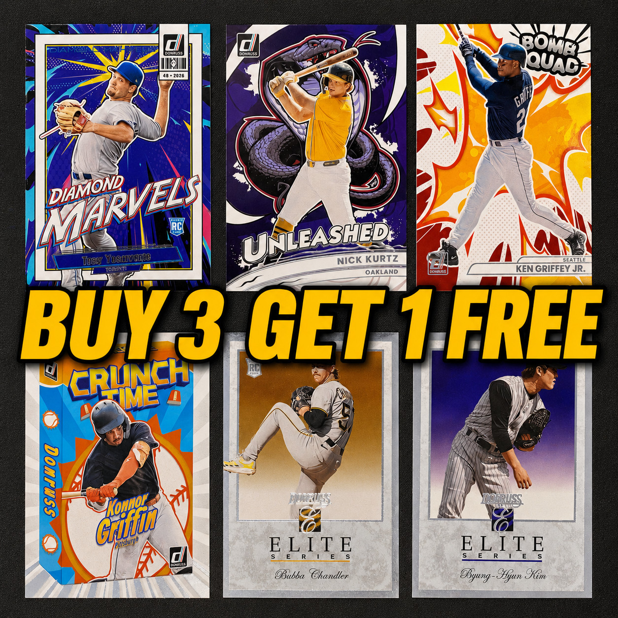 2026 Donruss Baseball INSERTS You Pick & Complete Your Set