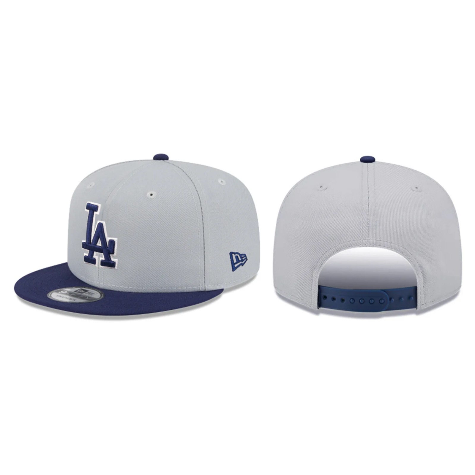 Los Angeles Dodgers 9FIFTY Adjustable Cap – MLB New Era Hat – Gray/Blue Snapback