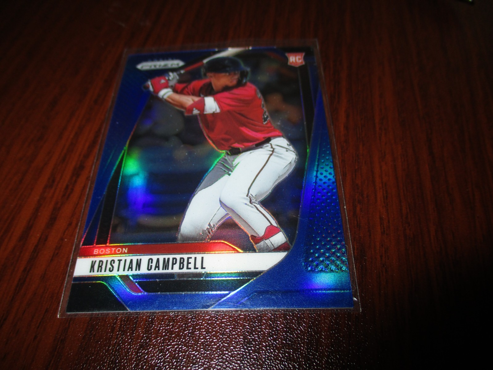 Kristian Campbell 2025 Panini Prizm Blue RC #1 /199