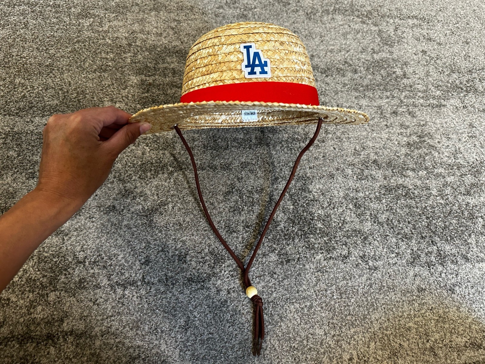 2026 LA Dodgers One Piece Monkey D. Luffy Straw Hat, SGA 7/2/26 – NEW