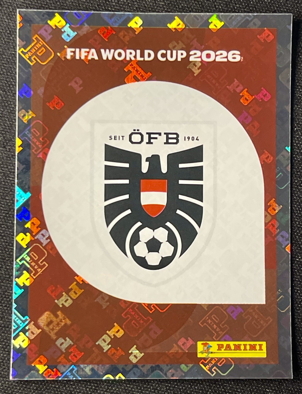 2026 Panini World Cup Sticker AUT1 AUSTRIA 🇦🇹
