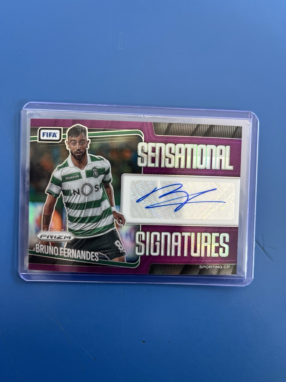 Prizm FIFA 2025-26 Bruno Fernandes Purple Sensational Auto 2/5 Portugal 🇵🇹