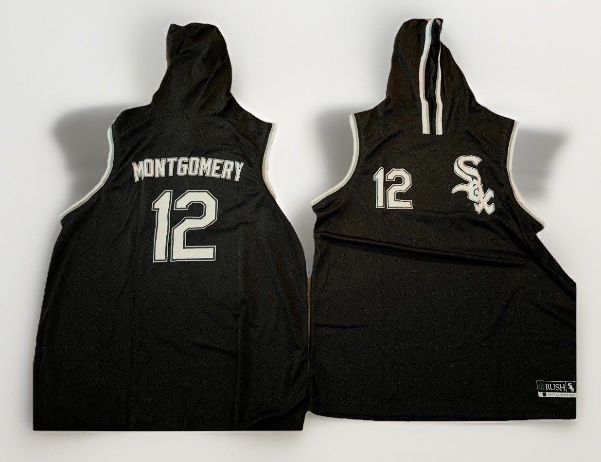 Brand New Chicago White Sox Colson Montgomery Hooded Jersey Size XL
