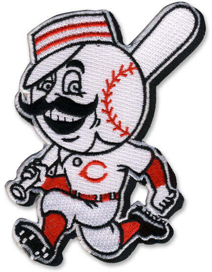 Cincinnati Reds Running Man Logo Team Jersey Sleeve Patch Official MLB Emblem
