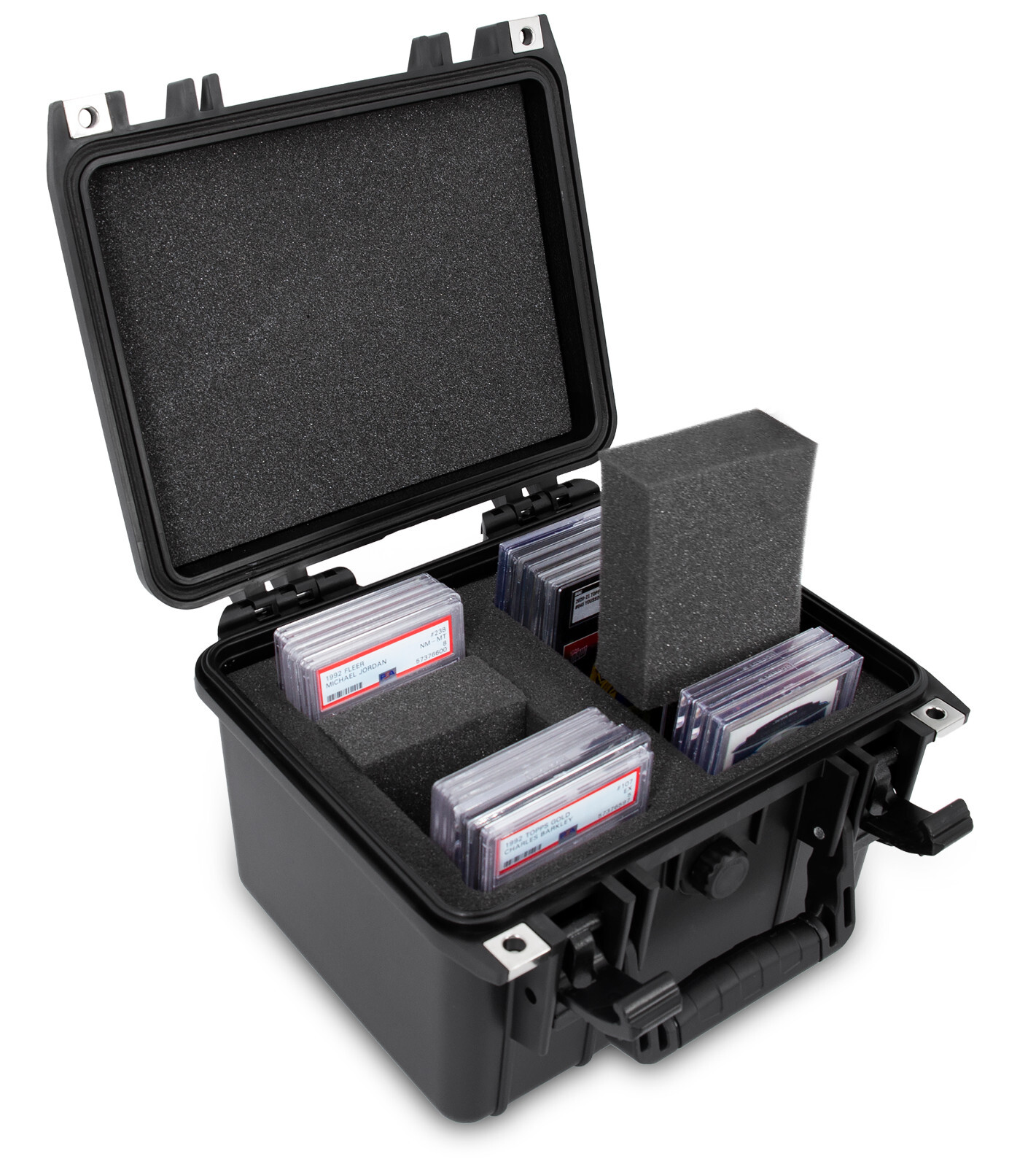 CM Graded Card Case Storage Box for 40 Graded Sports Trading Cards, Waterproof