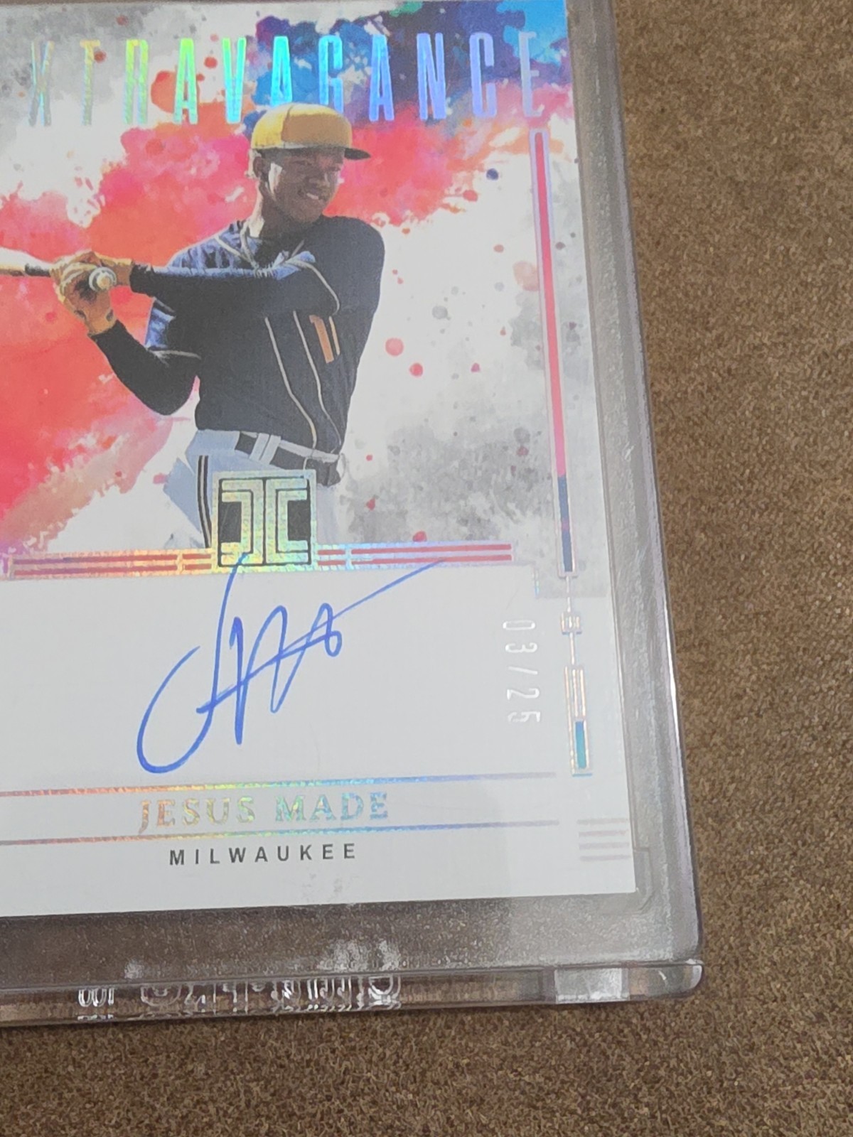 2025 Jesus Made- Panini Impeccable – Extravagance Autographs #EA-JM 03/25