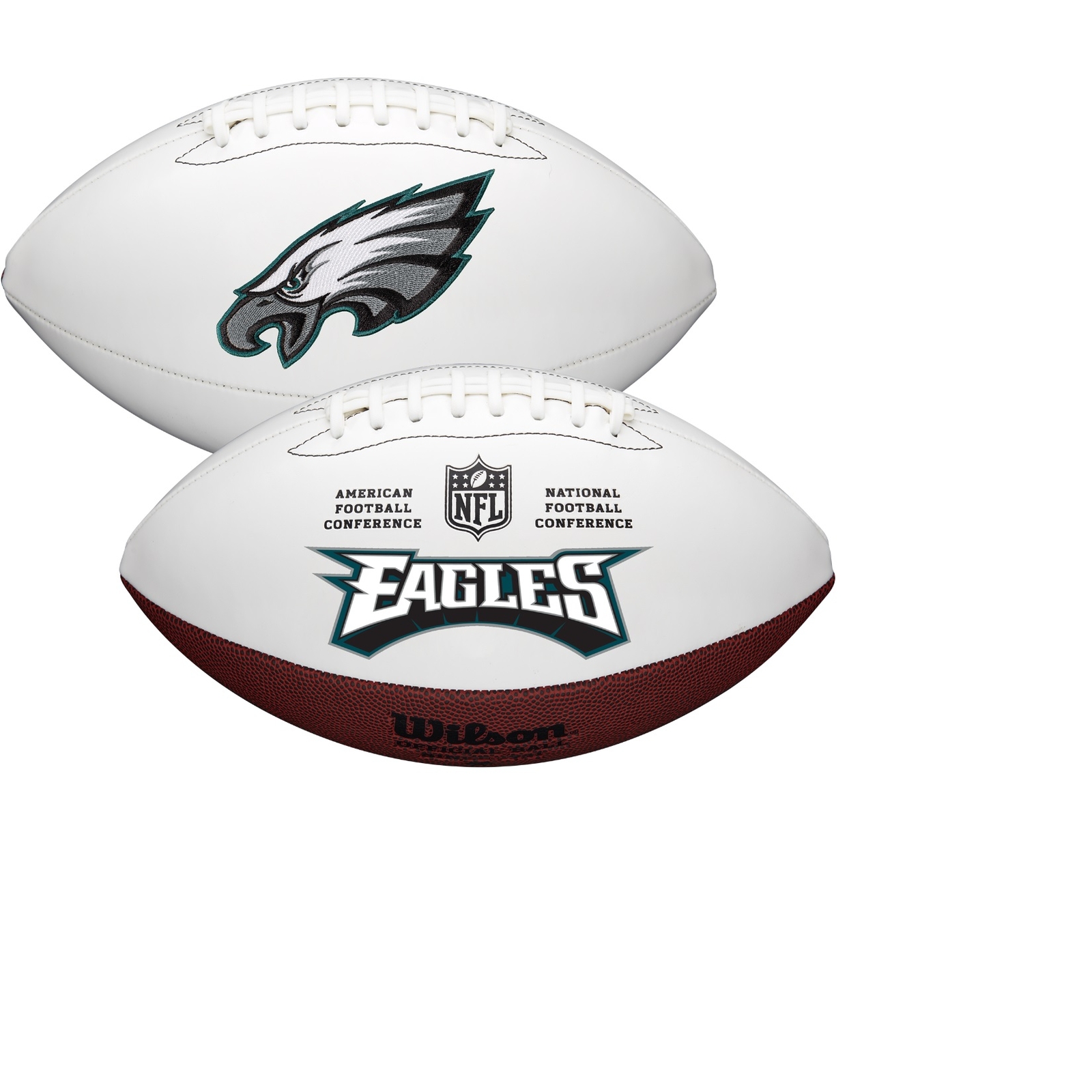 Philadelphia Eagles Full Size Autograph Signature Series White Panel Football