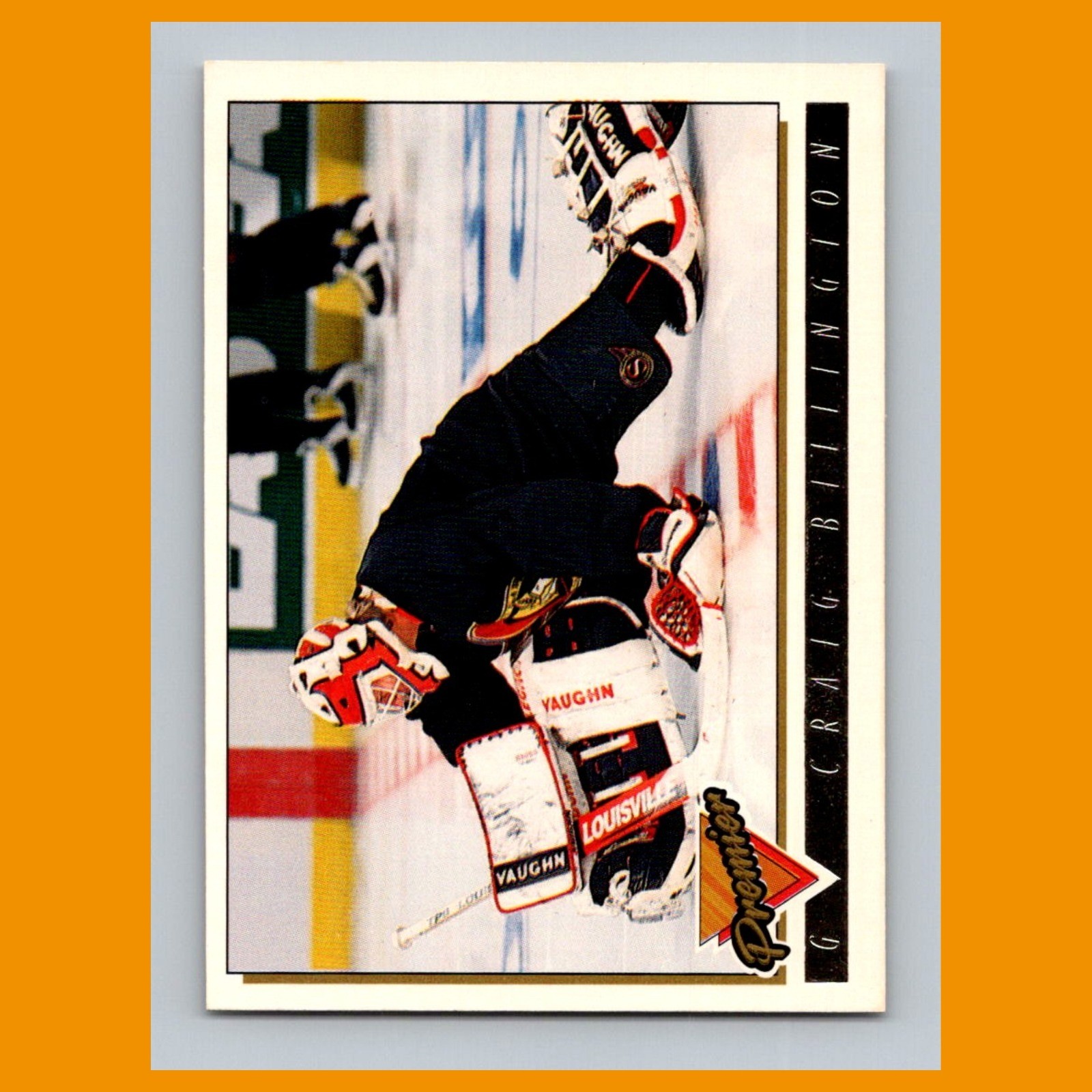 Craig Billington #374 1993-94 Topps Premier Gold Ottawa Senators Hockey Card NHL