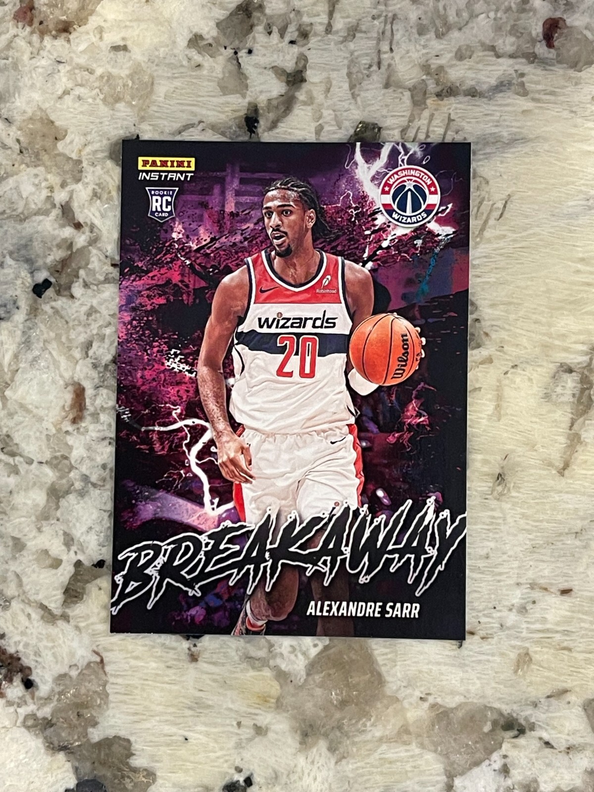 2024-25 Panini Instant Alexander Sarr RC Breakaway /1355