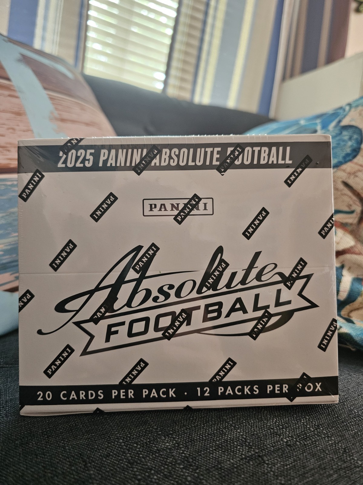 Panini 2025 Absolute Football Retail Box Sealed New 12 Packs 20 Cards Each Pack