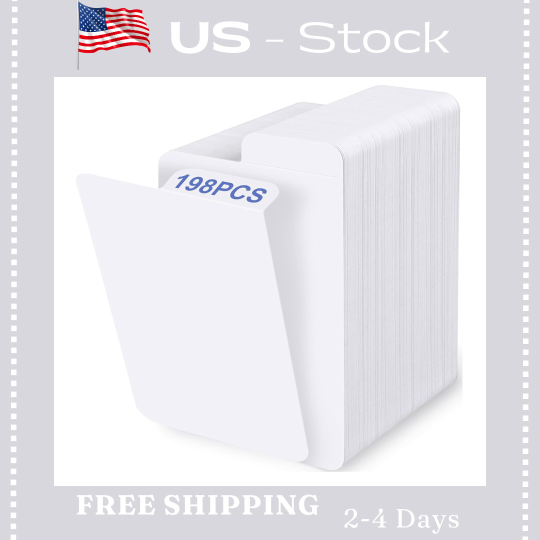 198PCS Trading Card Dividers, Paper Card Dividers, Standard Vertical Card Divide