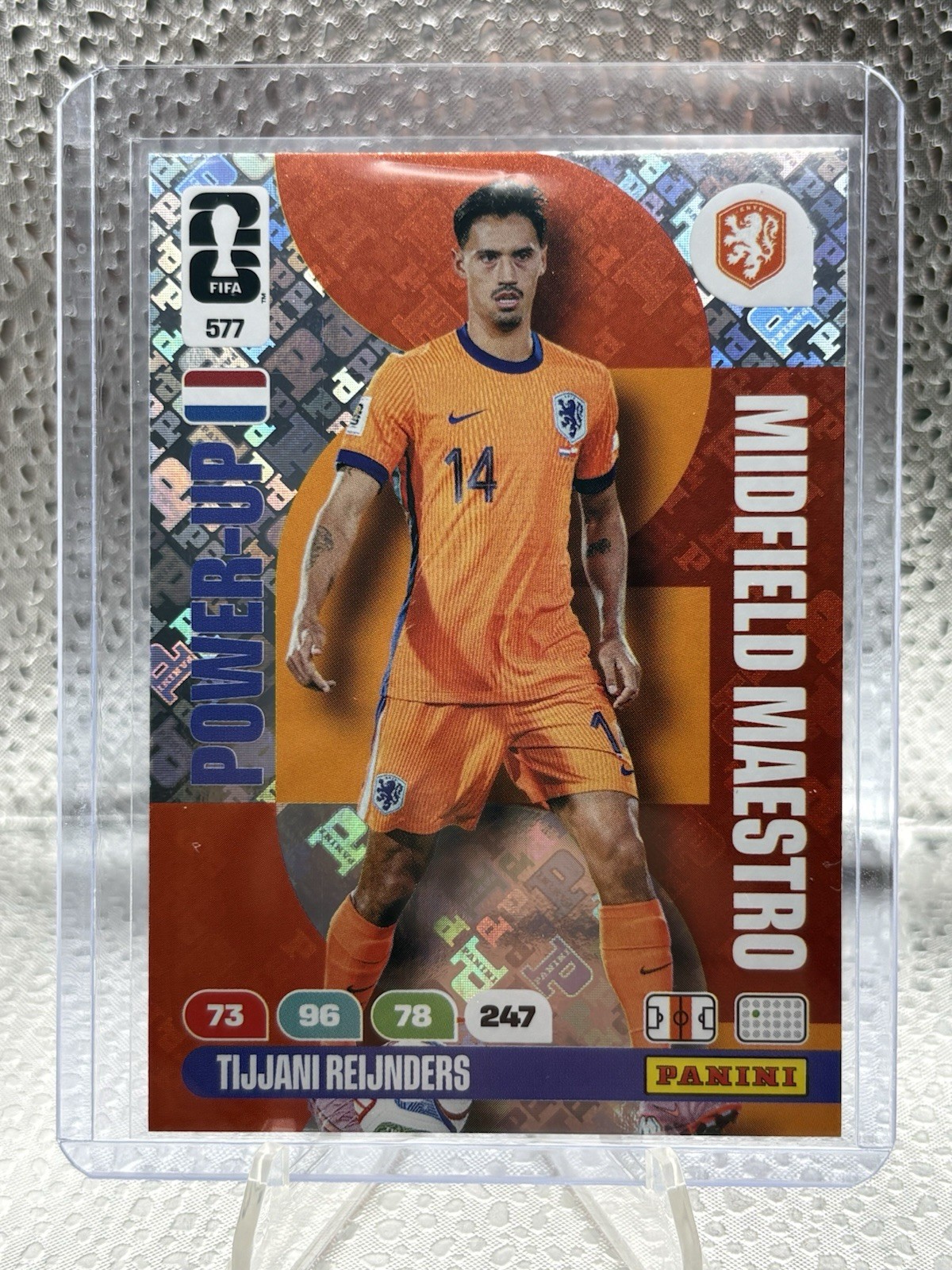 2026 FIFA World Cup Panini Adrenlyn XL Tijjani Reijnders #577 Midfield Maestro