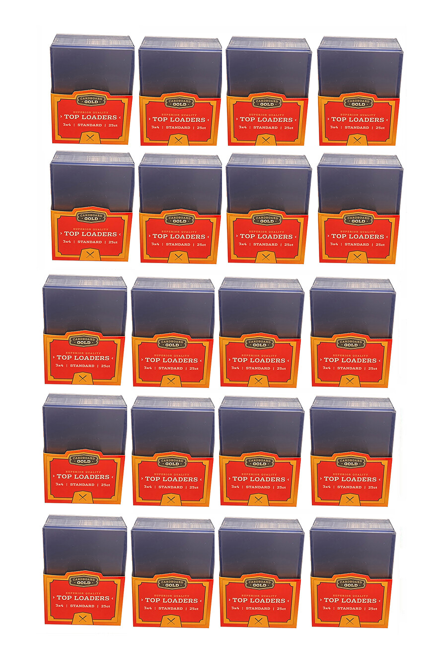 500 Ultra CBG Premium Standard Card Sized Toploaders Pro Top Loaders