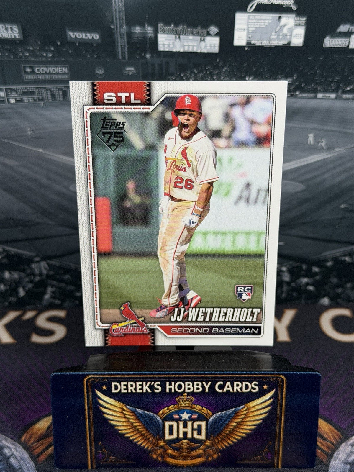 2026 Topps Series 2 JJ Wetherholt Rookie Short Print #698 St. Louis Cardinals RC