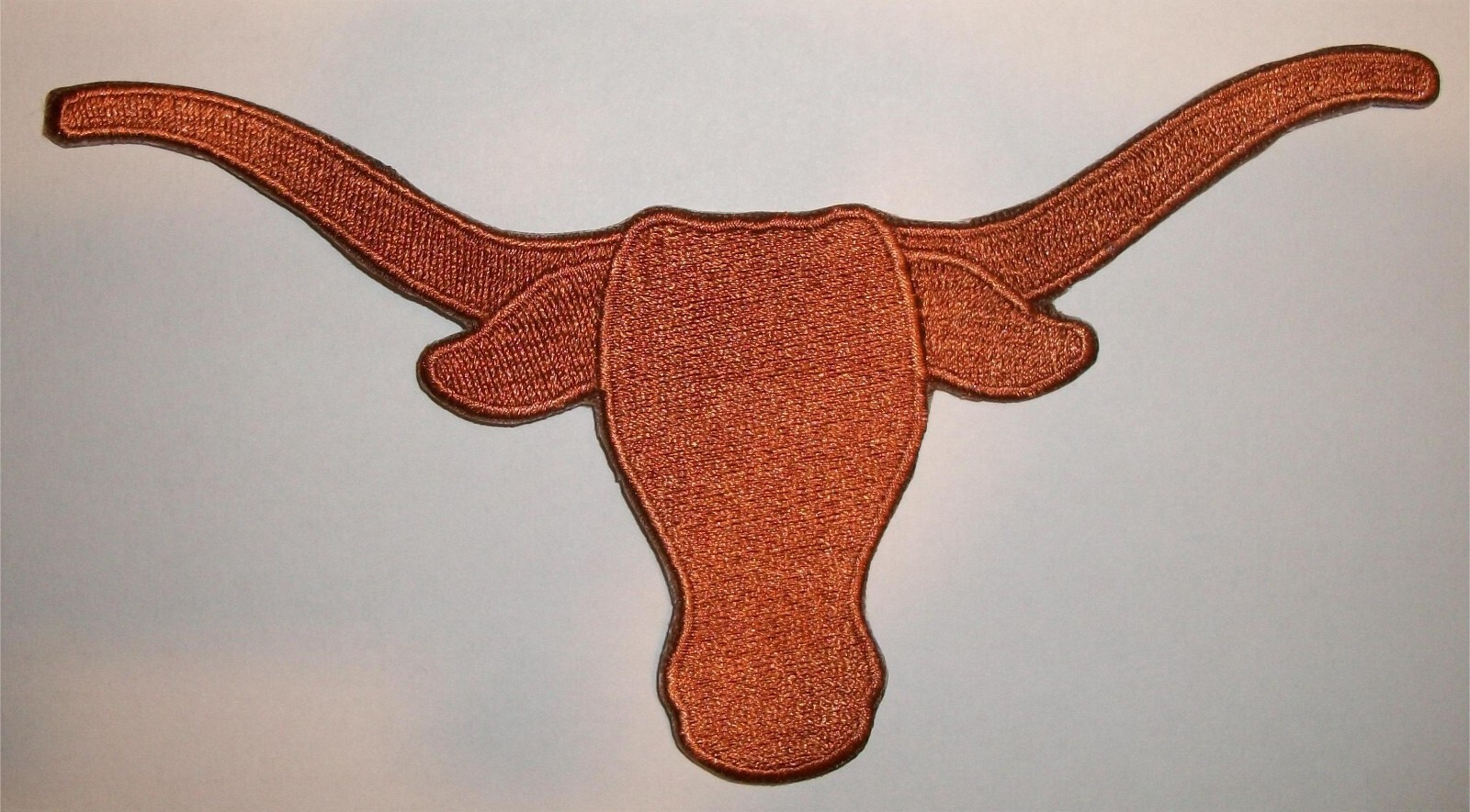 Texas Longhorns~Embroidered PATCH~3 3/4″ x 2″~Iron or Sew~NCAA