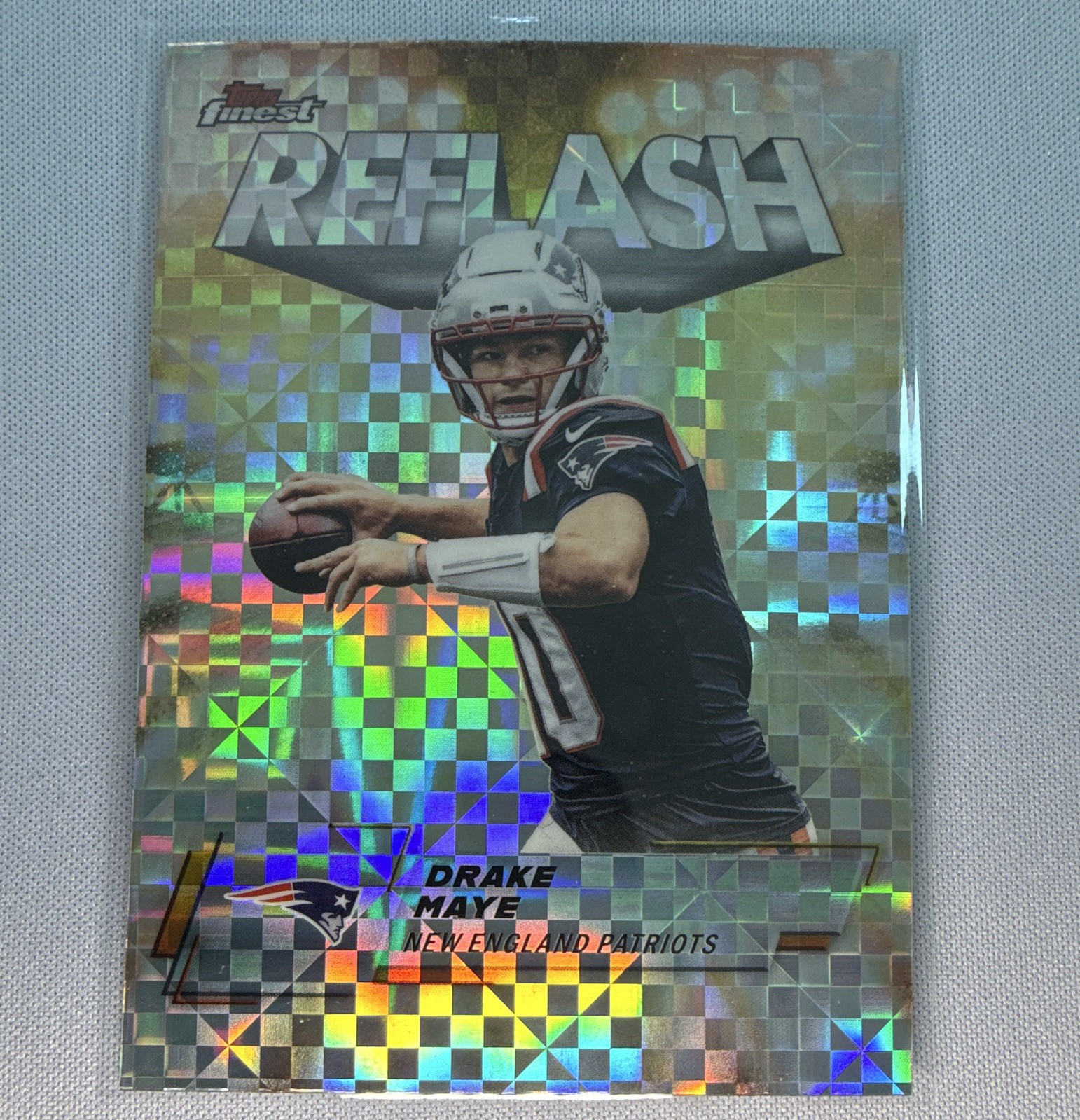 Topps Finest 2025 Drake Maye Reflash Xfractor Patriots #RF-5