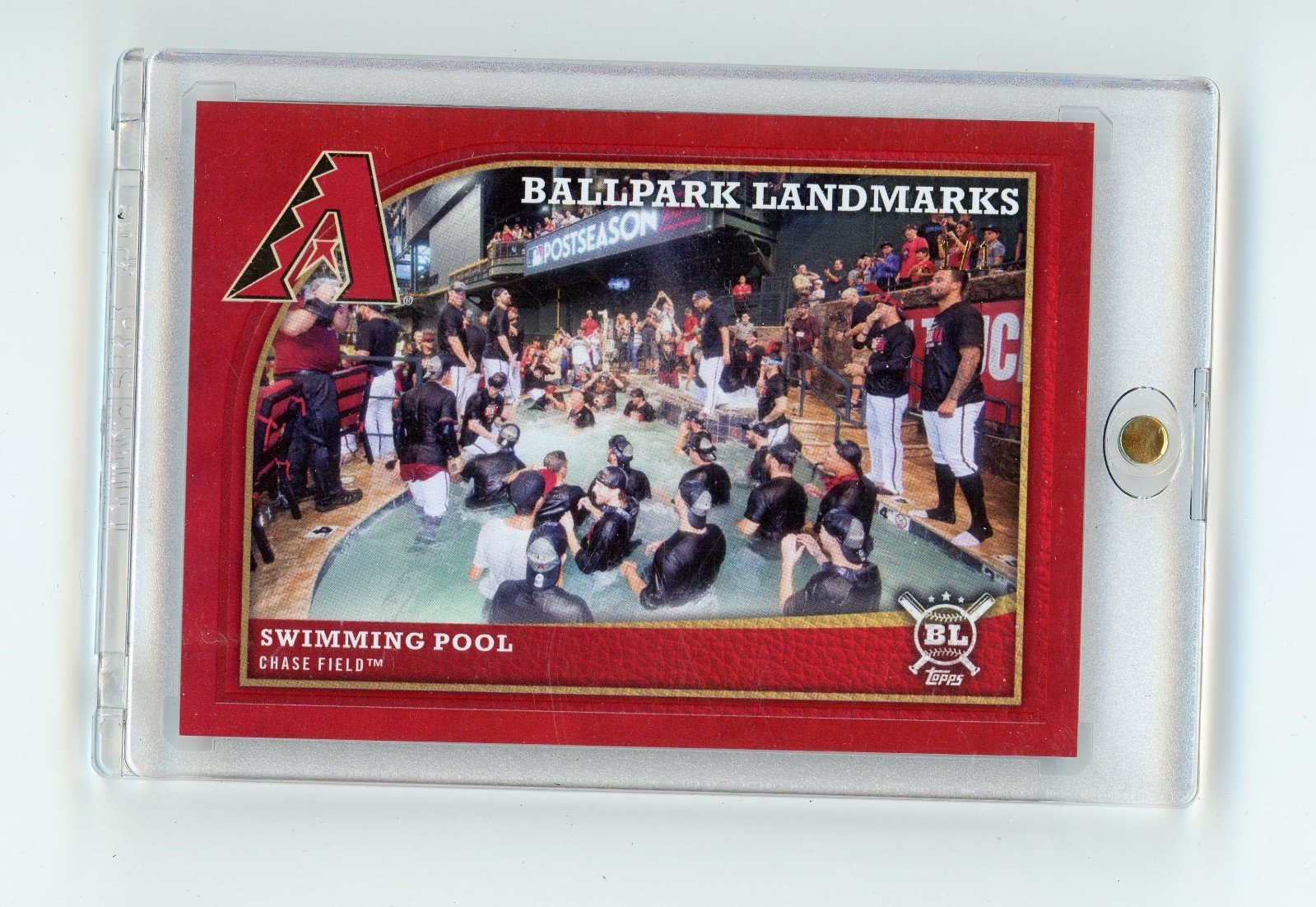 2018 Topps Big League Swimming Pool #356 Ballpark Landmarks Red 1/1 (G)