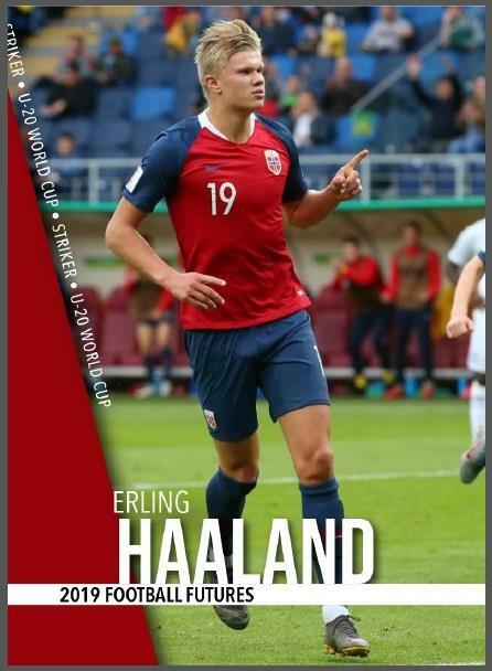 2019 Football Futures Rookie Card ERLING HAALAND