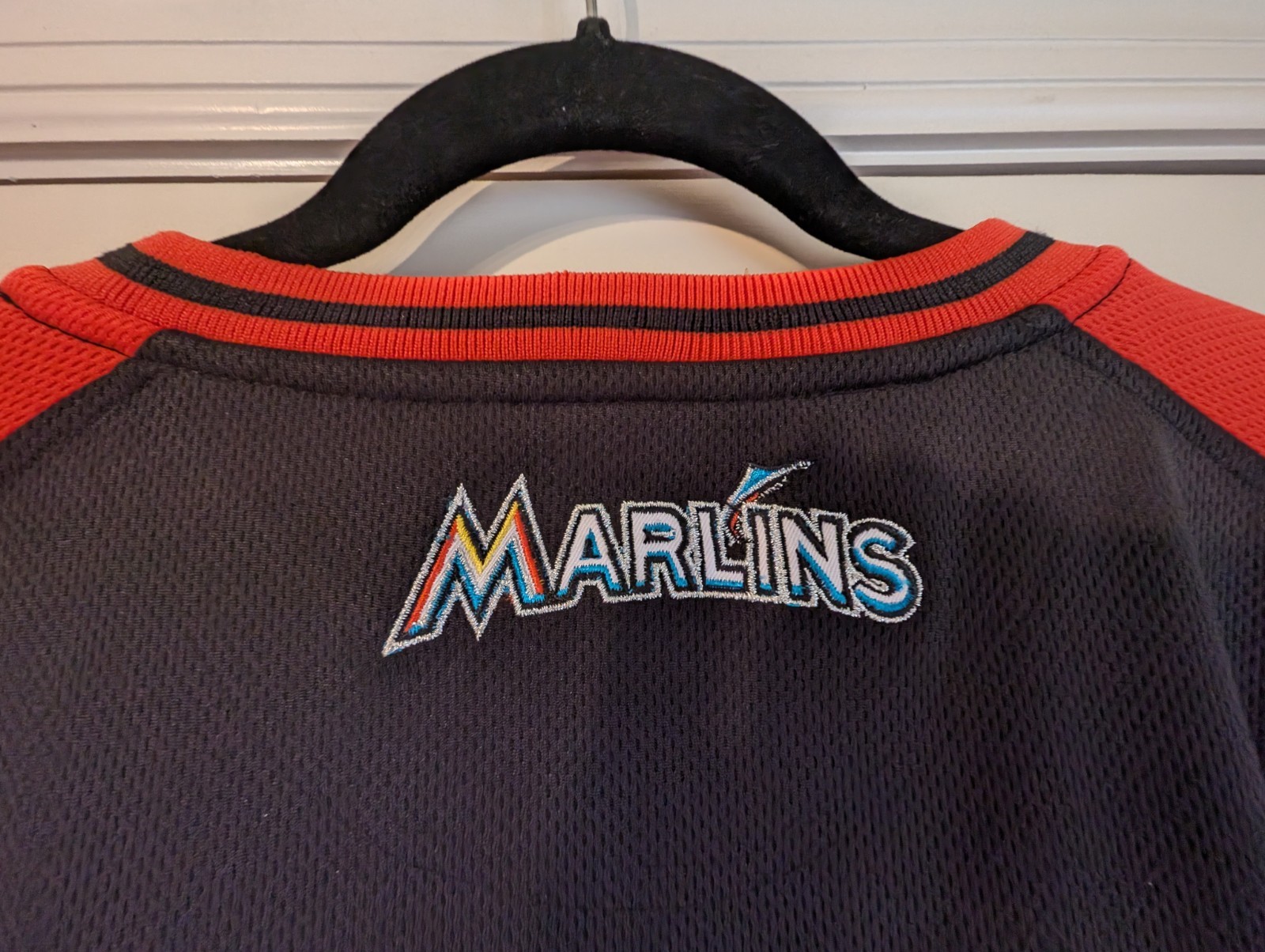 Authentic Miami Marlins Stitches MLB Baseball Jersey XL Stitched Lettering