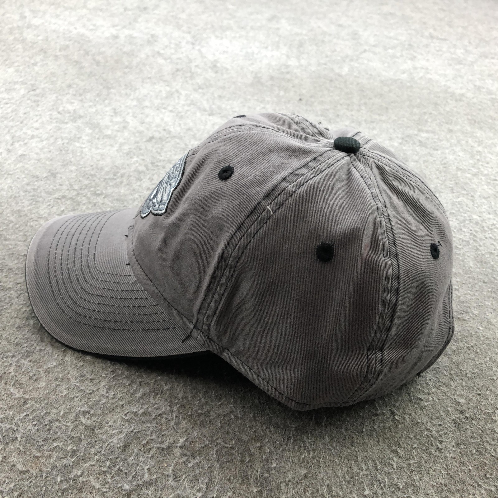 Jacksonville Jaguars Hat Cap Strap Back Mens One Size Gray Embroidered Logo