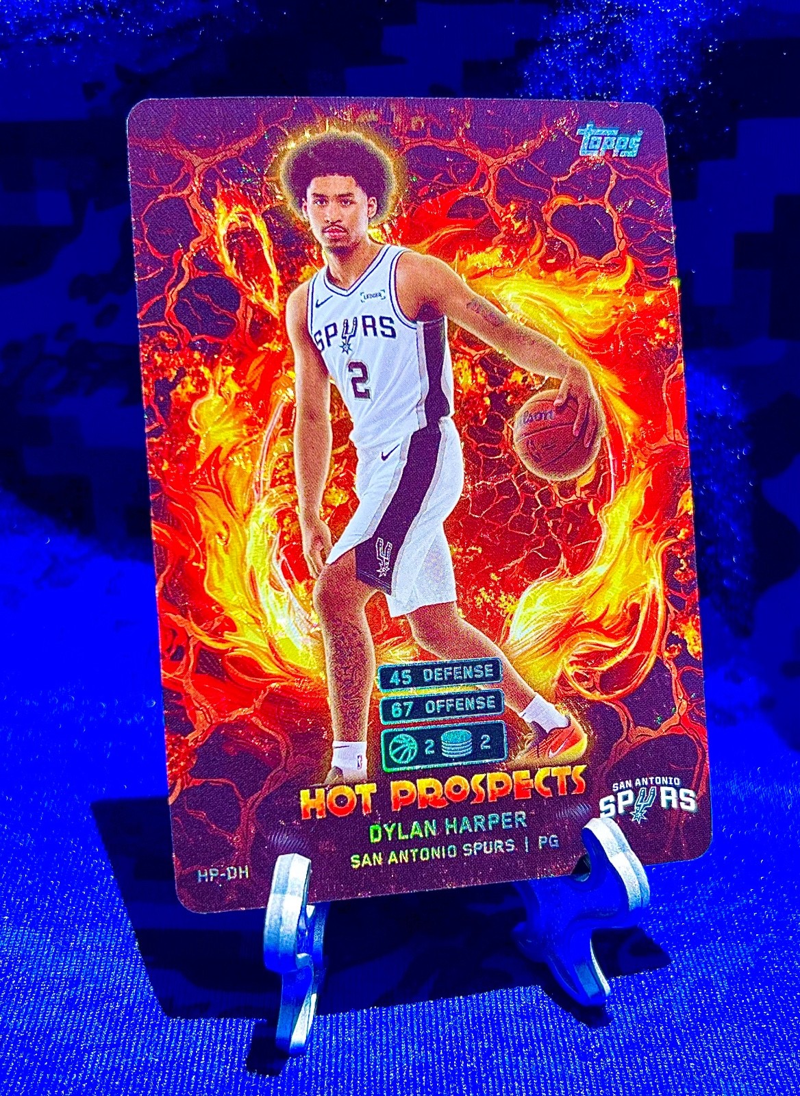 DYLAN HARPER 2025 Topps Hot Prospects HOLO FOIL #HP DH rookie SPURS