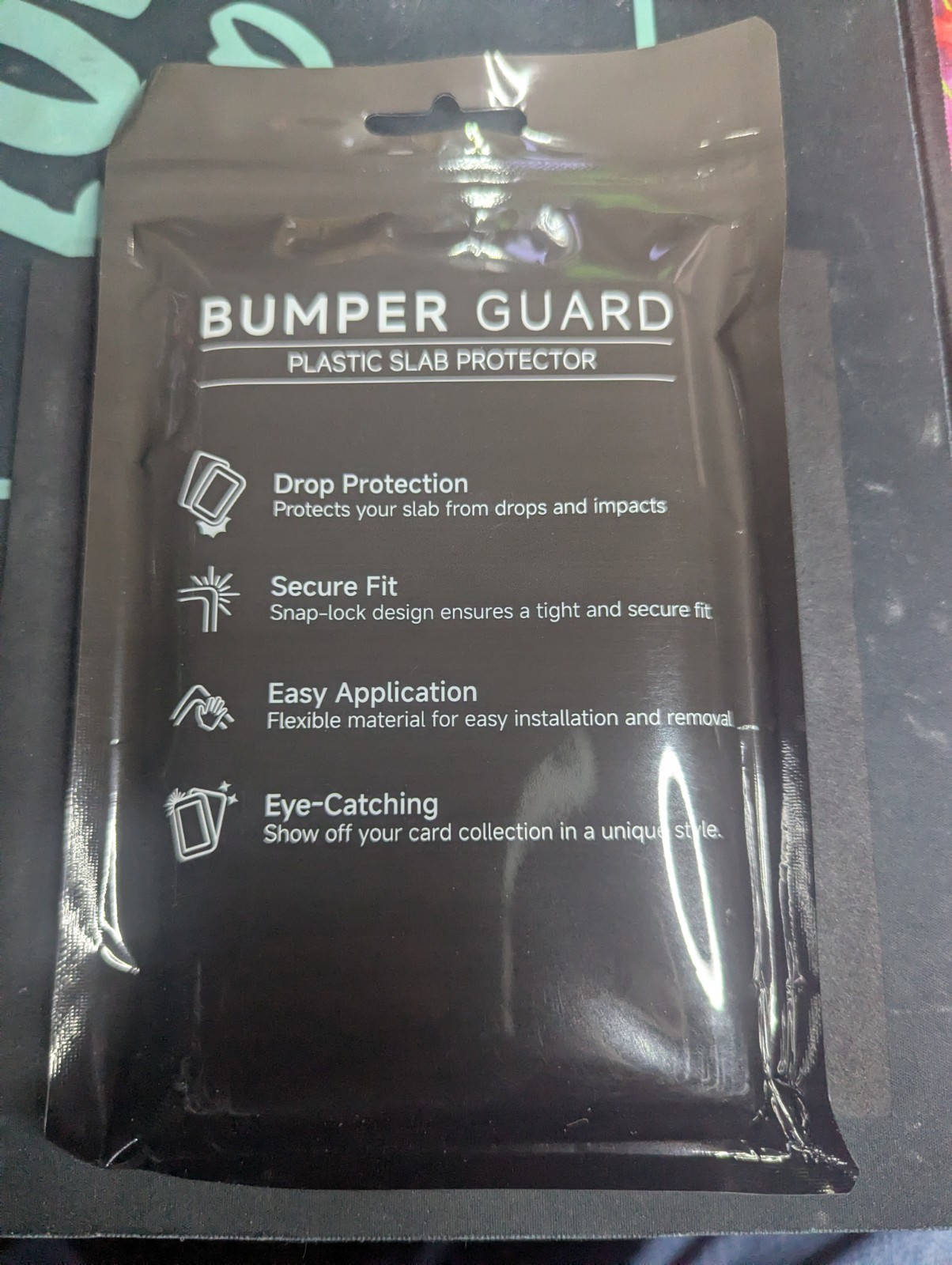 PSA Graded Card Guard Black/Pink