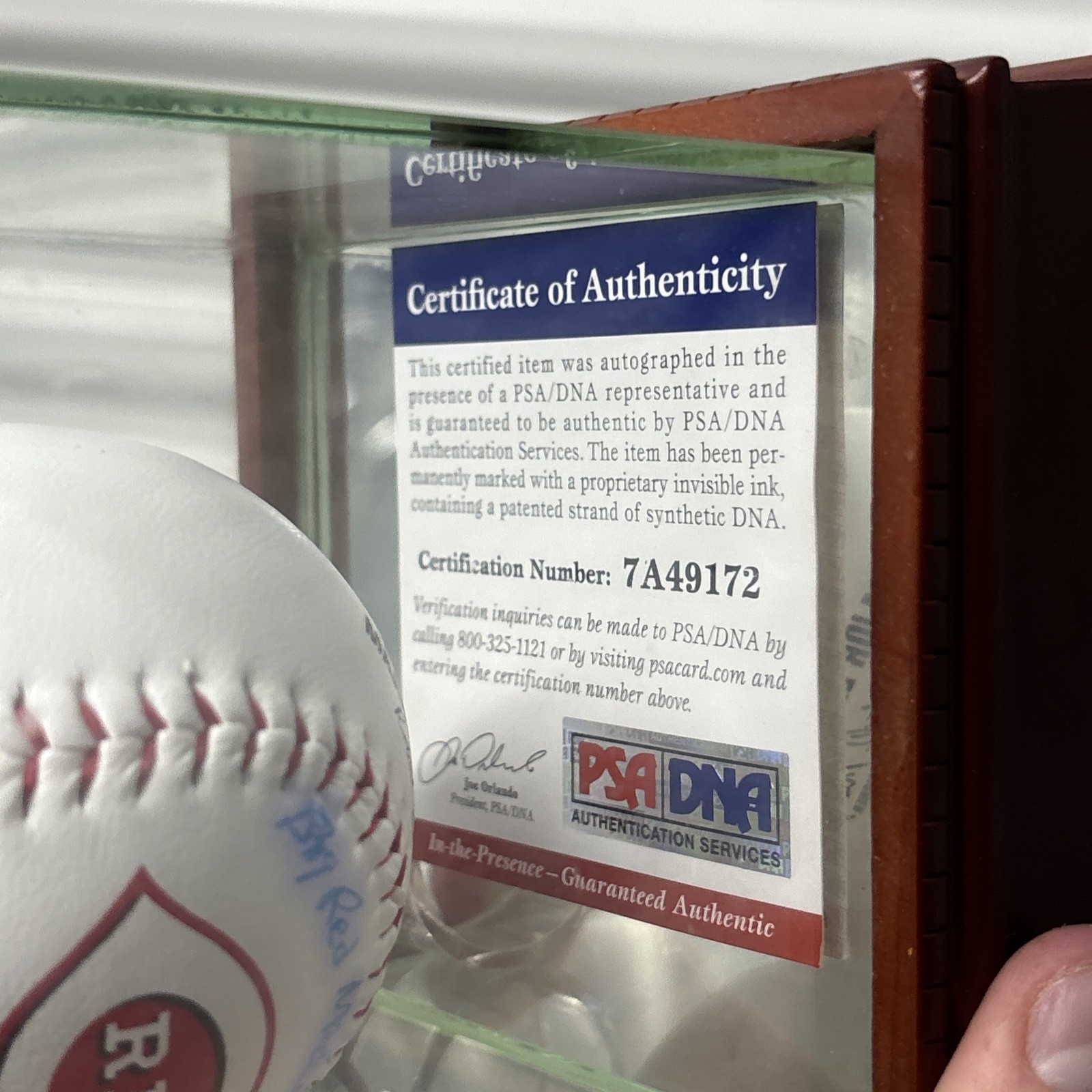 Johnny Bench Signed Baseball “Big Red Machine” Inscription PSA/DNA COA 7A49172