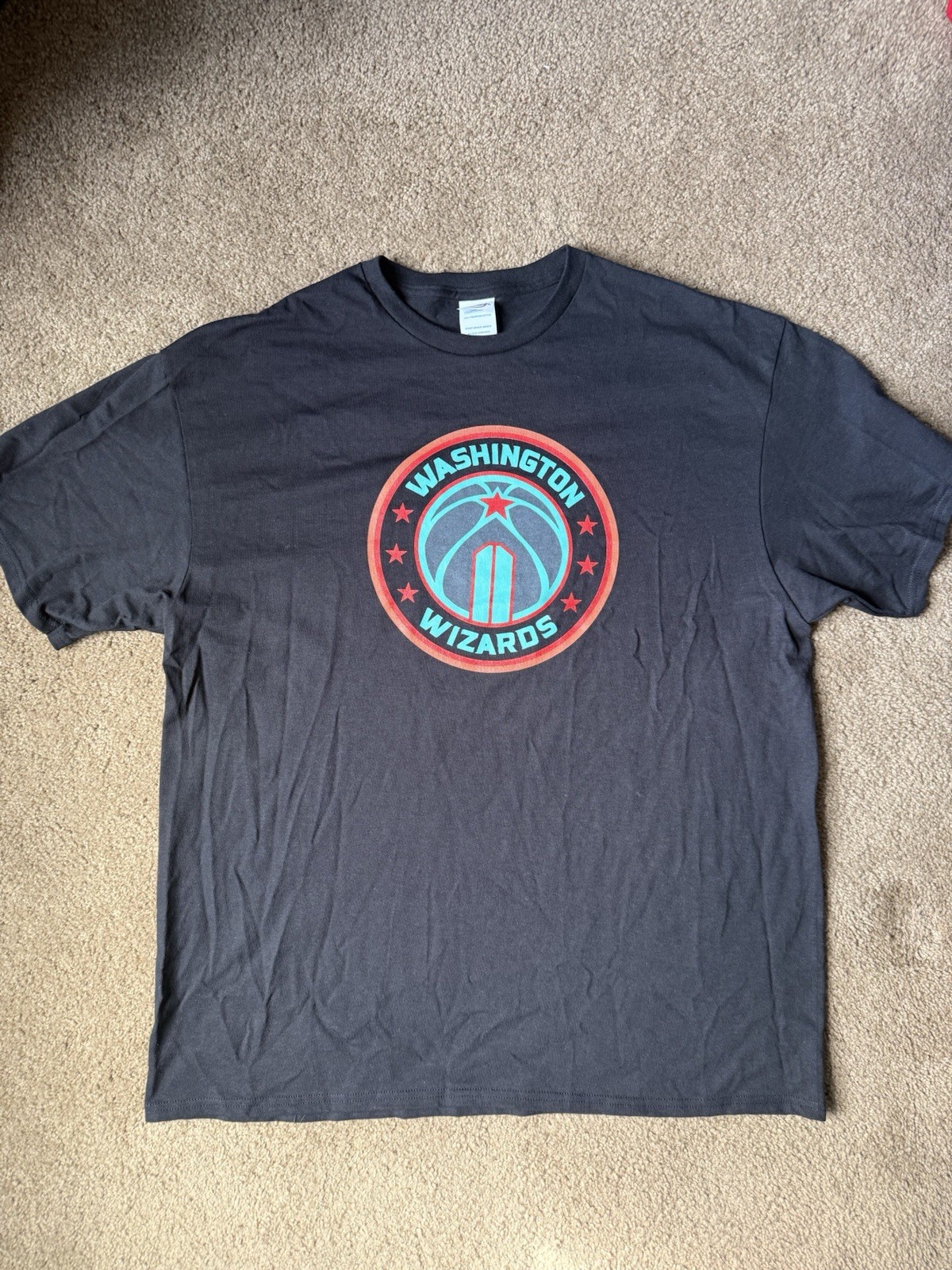 Washington Wizards Black T-Shirt Size XL City Edition Promo