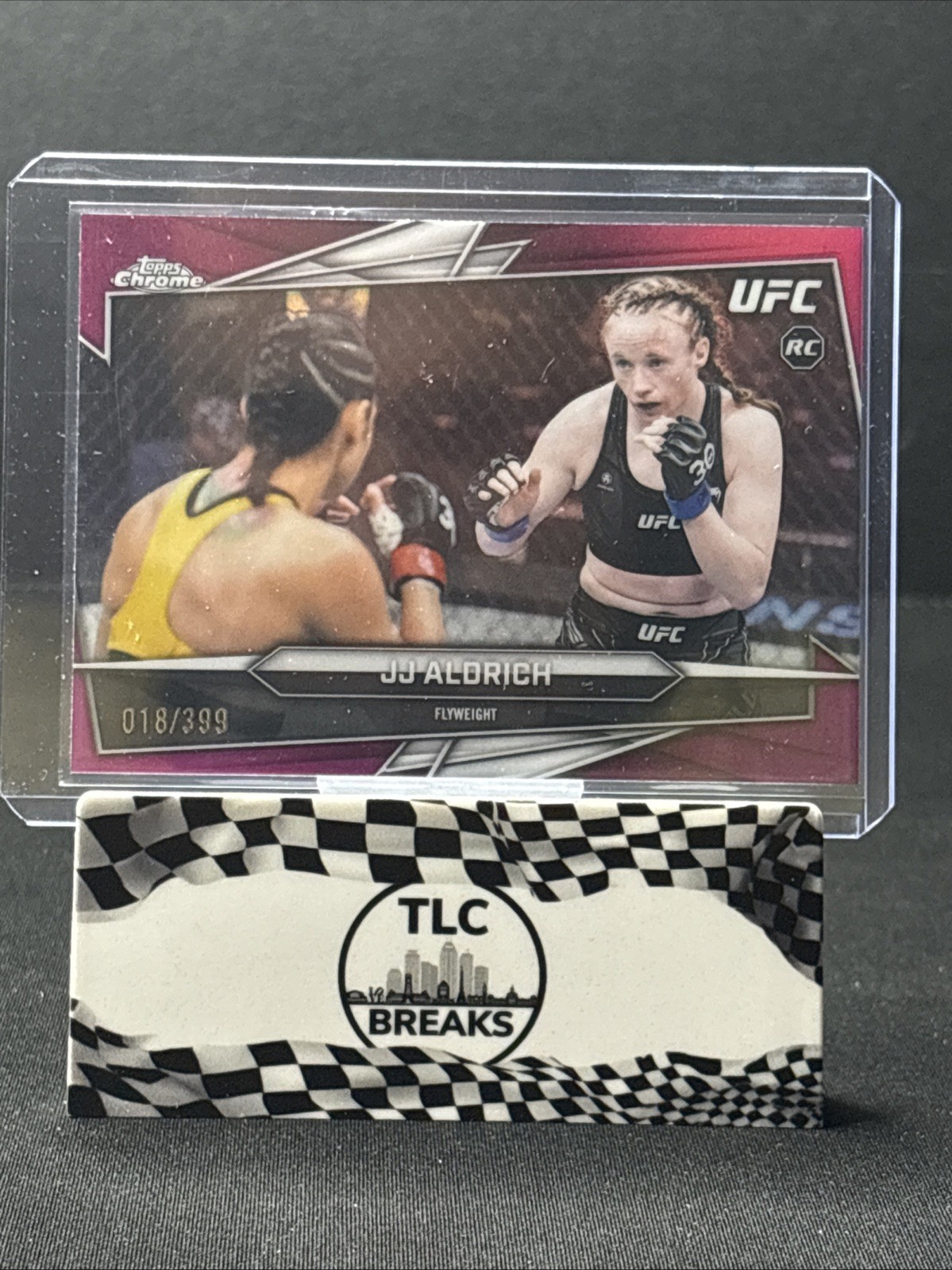 Topps Chrome UFC 2026 JJ Aldrich Rookie Serial Numbered #29 /399