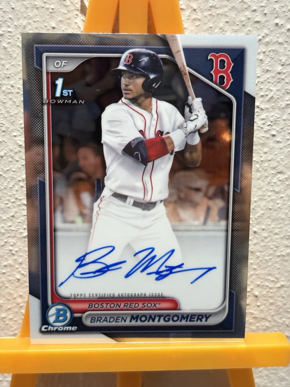 2024 Bowman Draft Braden Montgomery #CPA-BM 1st Bowman Chrome Prospect Auto 📈⚾️