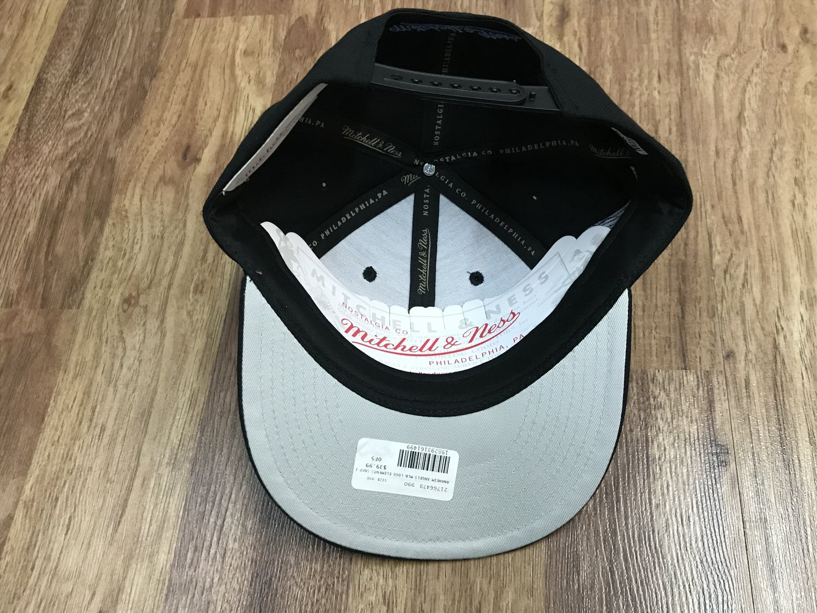MENS OSFA – NEW Mitchell & Ness MLB Anaheim Angels Throwback Snapback Cap Hat
