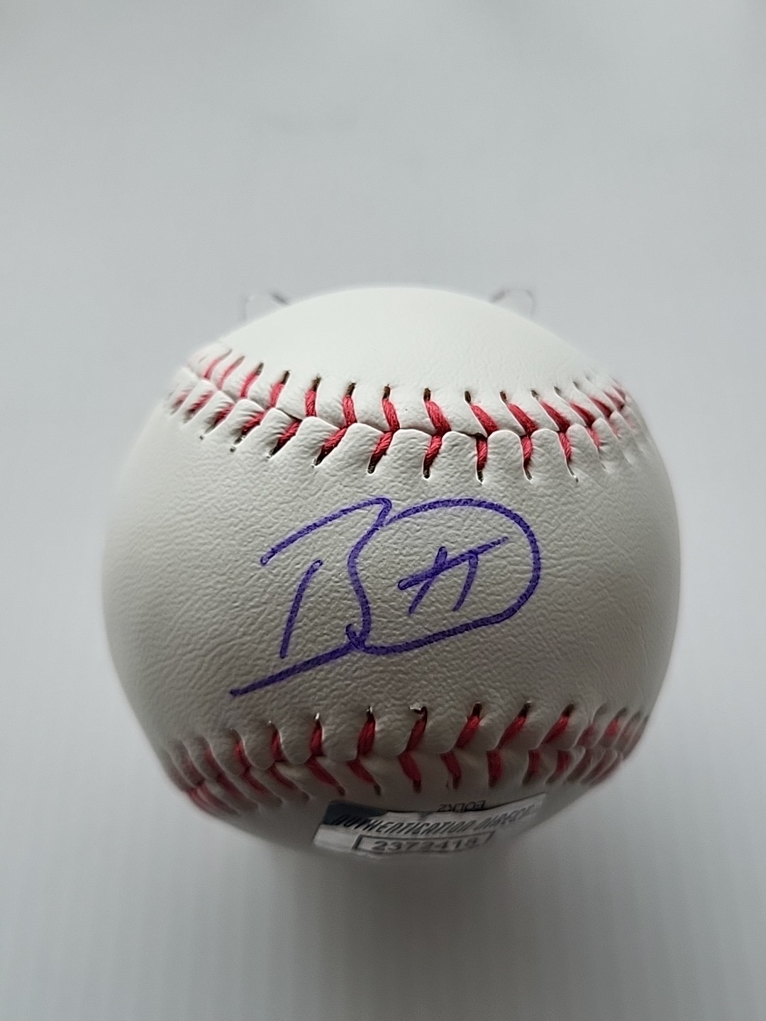 BOBBY WITT JR. Hand-Signed Autographed Baseball with COA and (Protective Case)