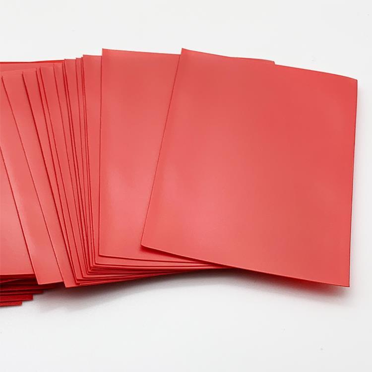 Lenayuyu 100pcs Red Deck Protector Standard MTG Card Sleeves 66x91mm Matte