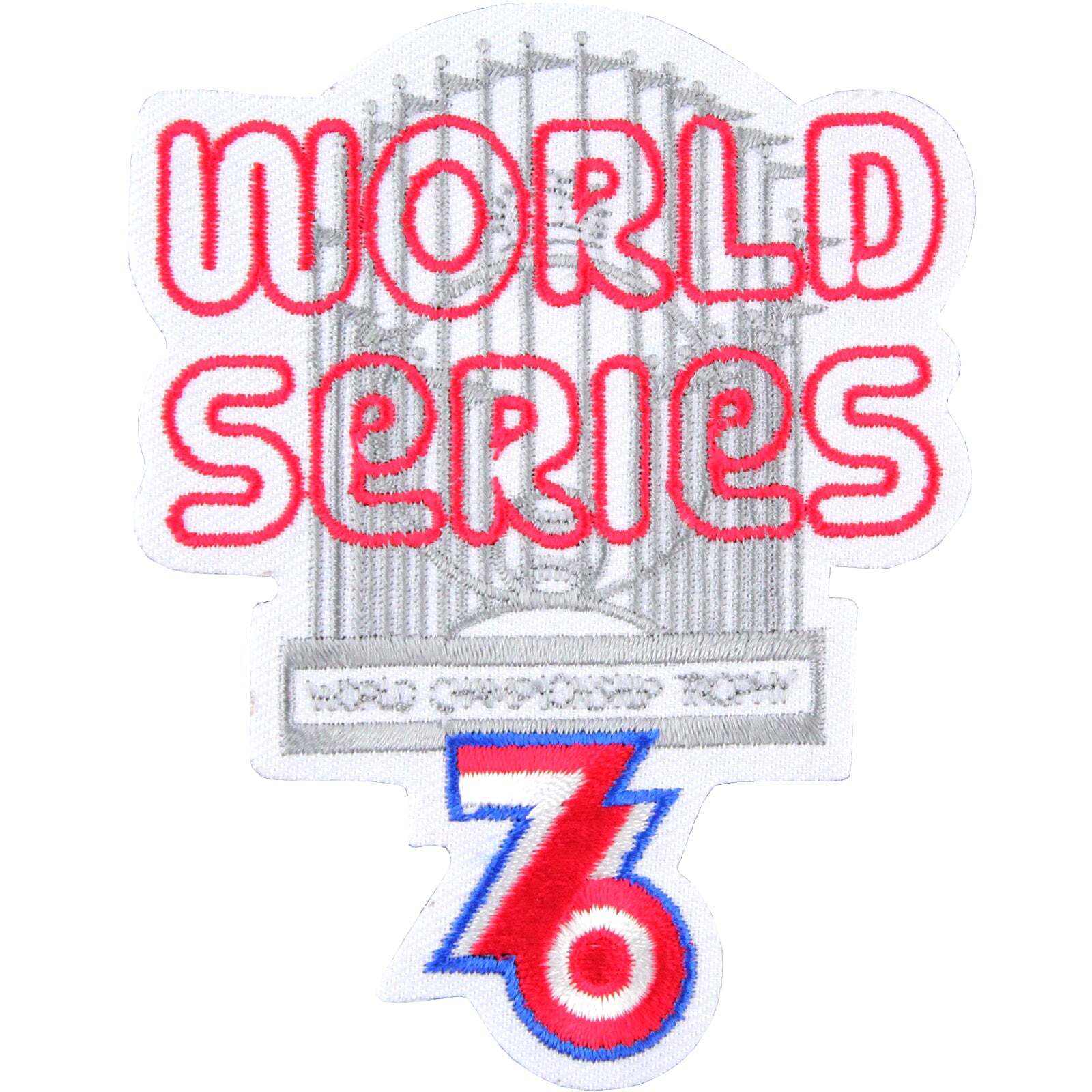 1976 MLB World Series Championship Logo Patch Cincinnati Reds New York Yankees
