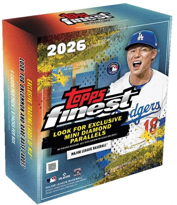 2026 TOPPS FINEST BASEBALL MEGA BOX (48 Cards) MLB Brand New Sealed Presale QTY