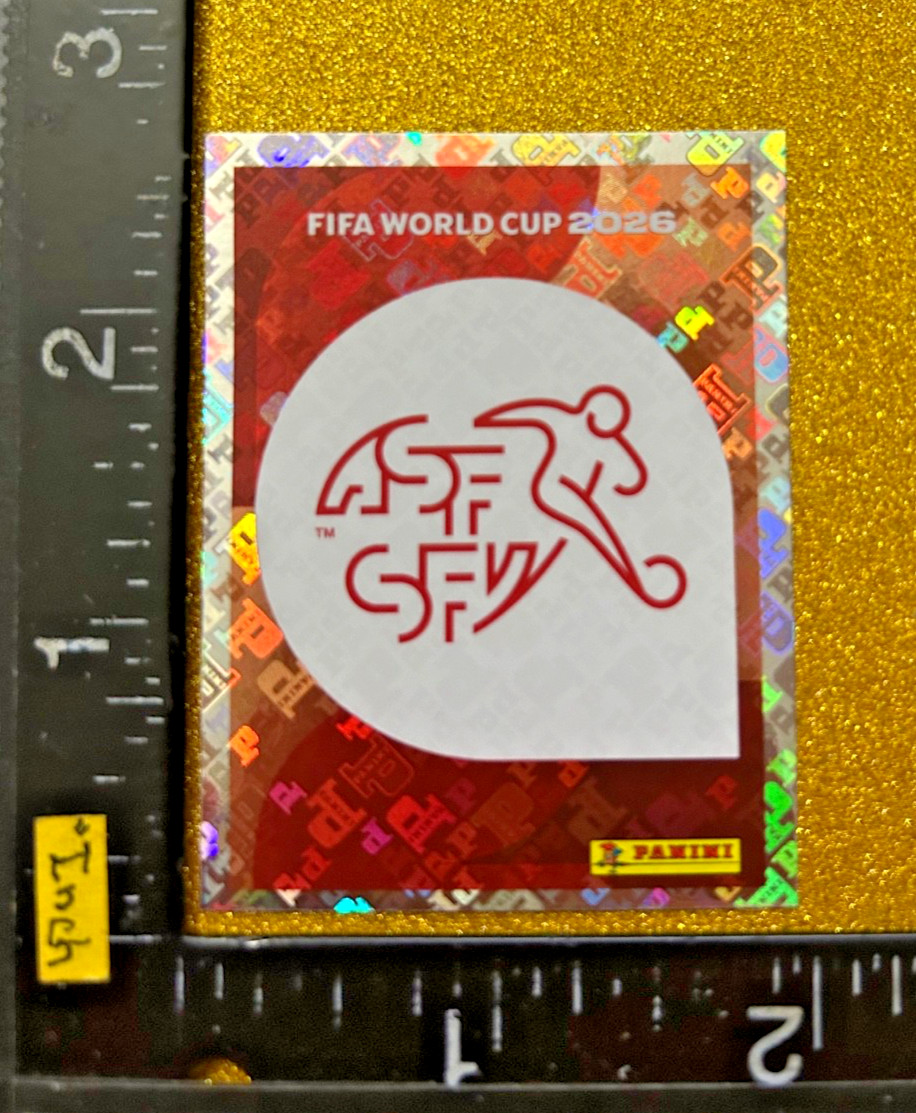 BRAZIL EMBLEM FOIL PANINI STICKER FIFA WORLD CUP 2026 USA-MEX-CAN