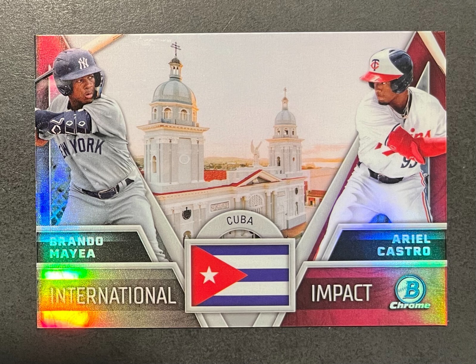 ⚾(you pick) 2024 Bowman CHROME, International Impact Inserts🔴🔵🟡🟢