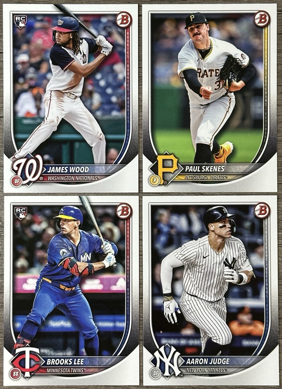 2025 Bowman Baseball Paper RC’s & Vets #1-100: You Pick- Complete Your Set