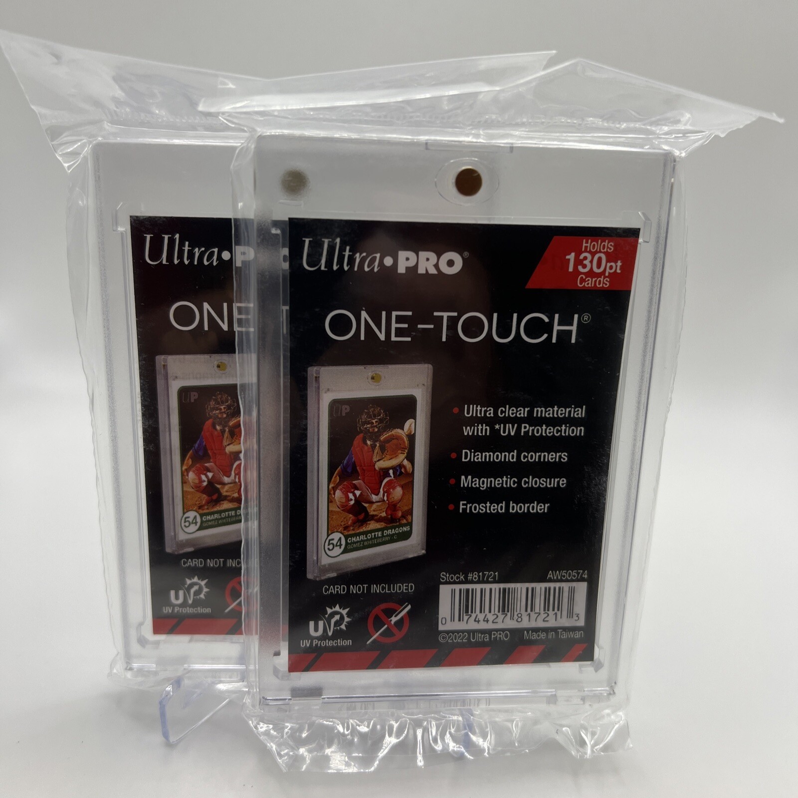 Ultra Pro One-Touch Thick Card 130pt Point Magnetic Card Holder – LOT of 2