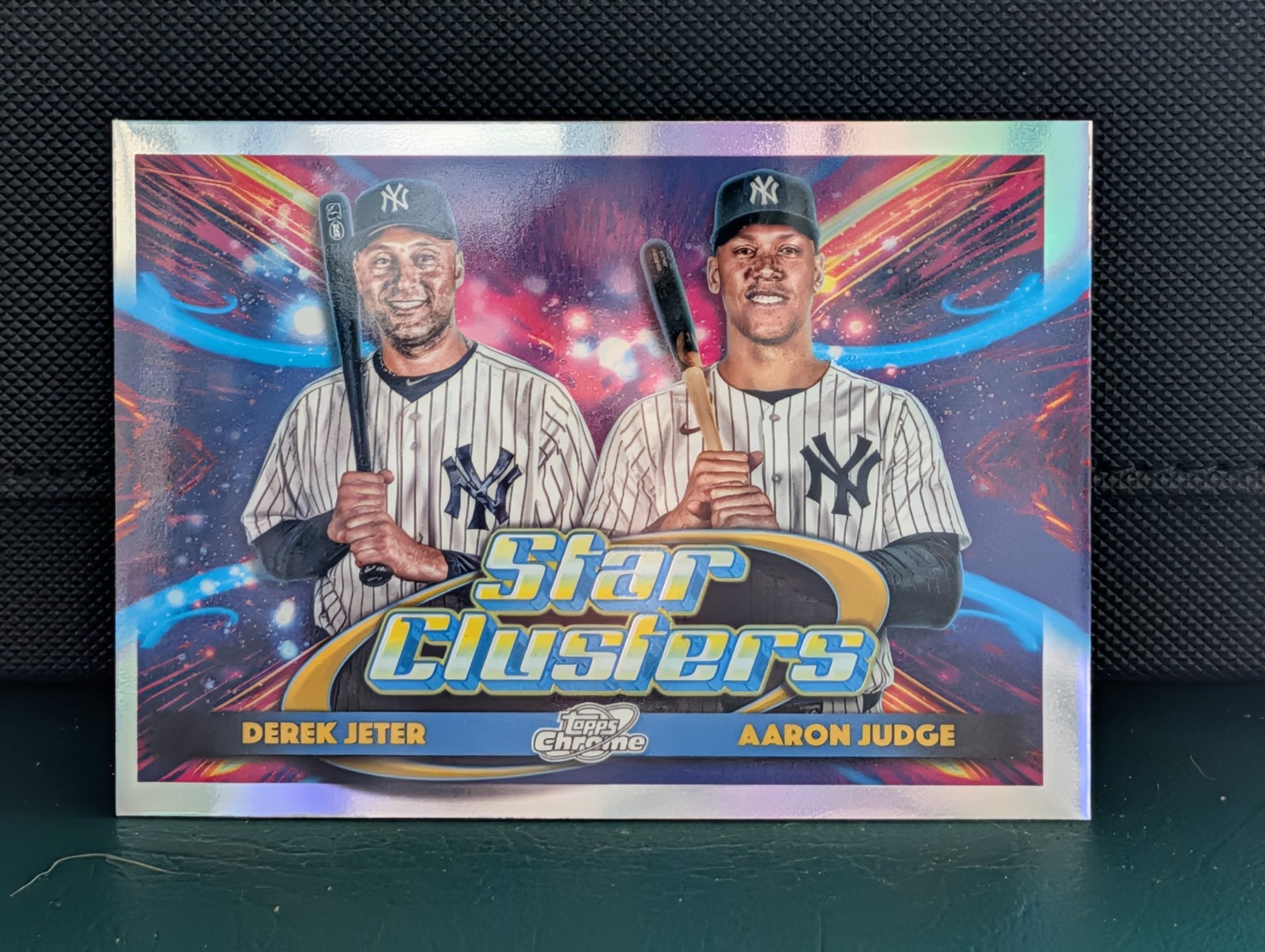 Topps 2025 Cosmic Chrome Star Clusters Aaron Judge Derek Jeter Yankees #DSC-1