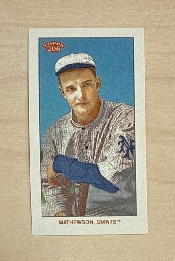CHRISTY MATHEWSON – 2024 Topps 206 (T206) [Base] – #128 – NEW YORK GIANTS