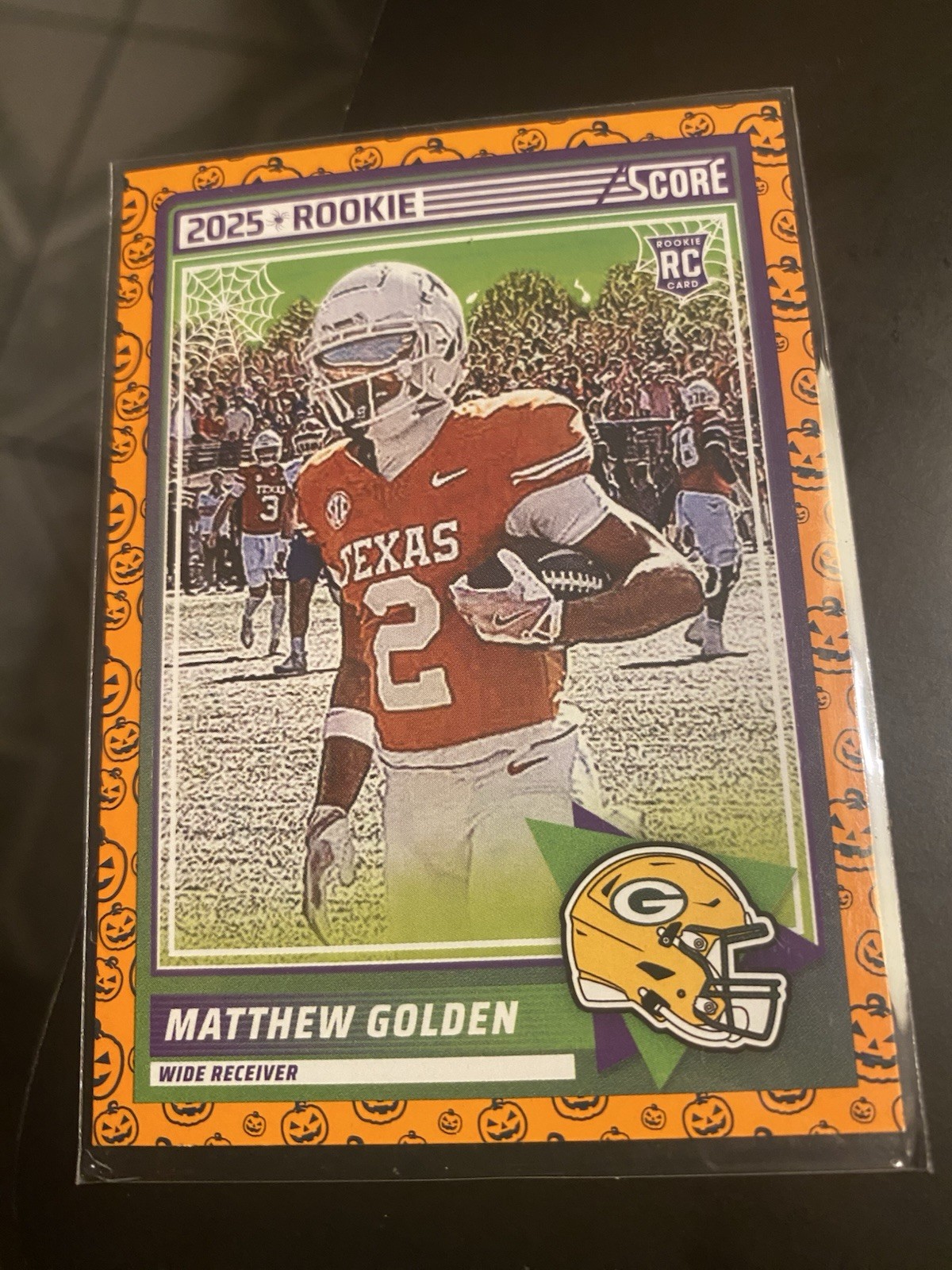 2025 Score – Rookies Matthew Golden #56 Pumpkin (RC) Packers