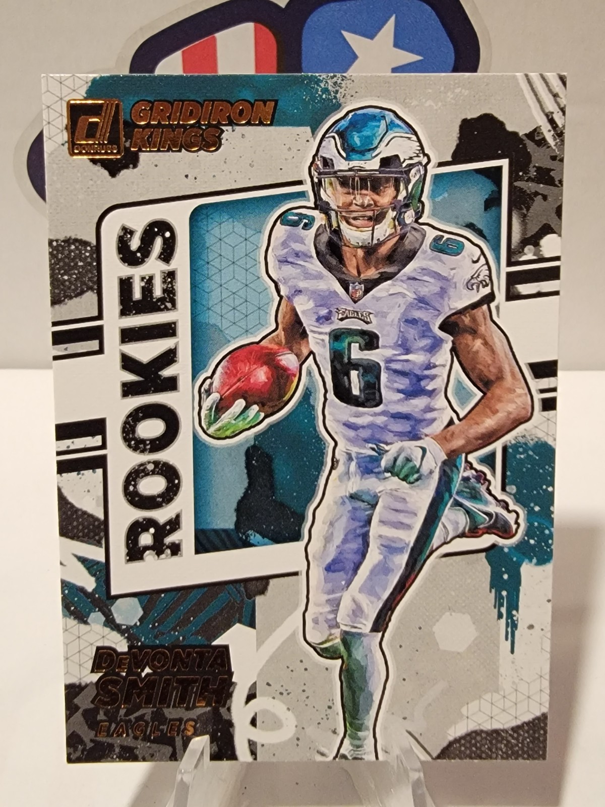 2021 Donruss #RGK-DVS DeVonta Smith Rookie Gridiron Kings