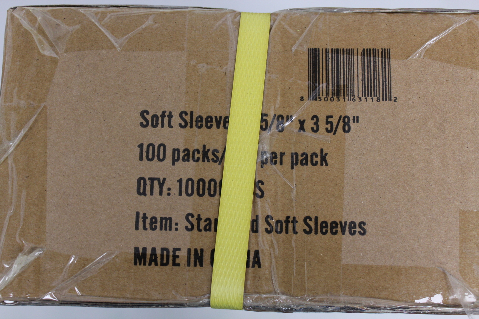 (10000) Humongous Hoard Soft Sleeves Standard Size 2 5/8 x 3 5/8″ – 100 Packs