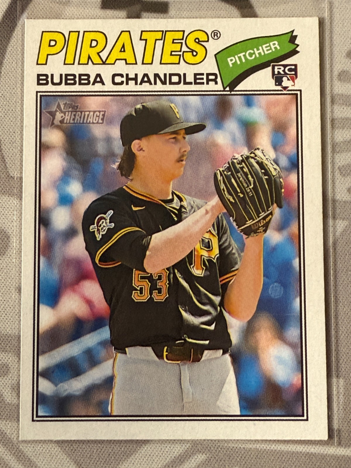 2026 Topps Heritage – Bubba Chandler #265 Rookie Pirates (RC)